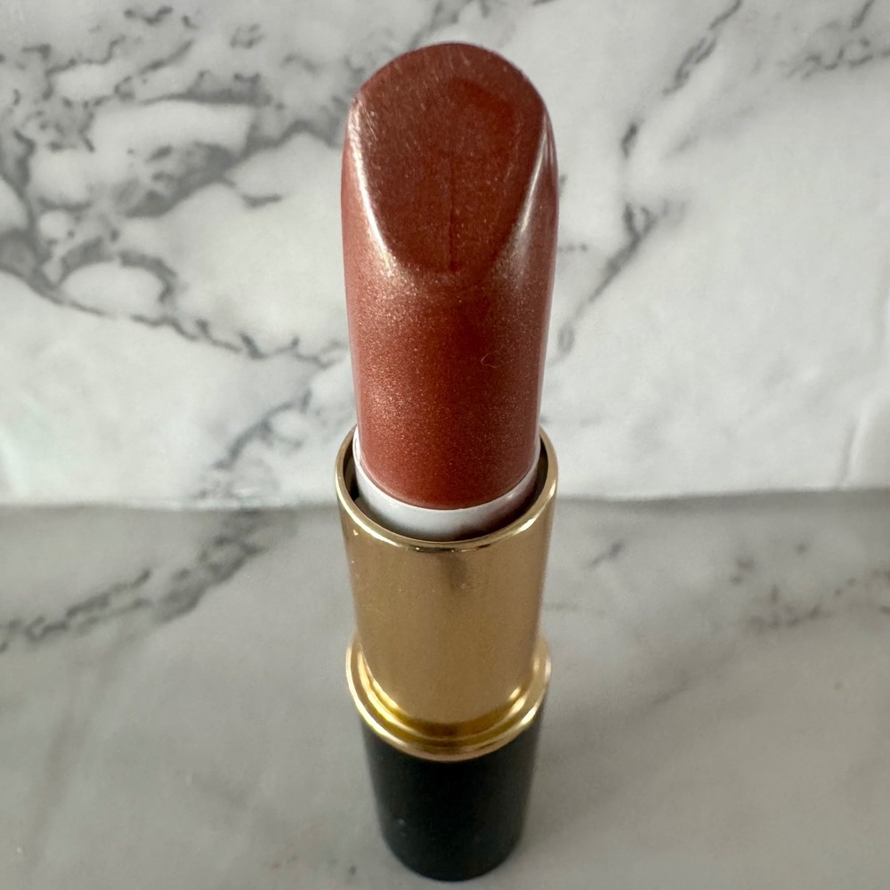 Lancome LUXE Rouge Sensation Lipstick Shimmer Bronze Copper Black Gold Case - Picture 3 of 5